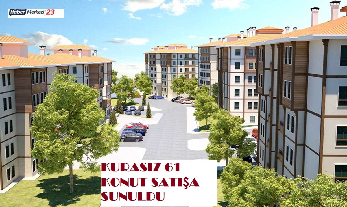 KURASIZ 61 KONUT SATIŞA SUNULDU